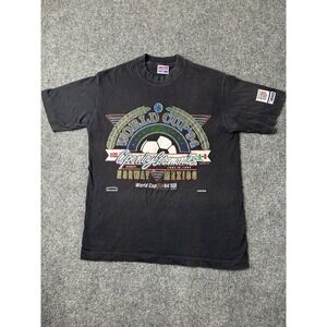 Mens Graphic 1994 FIFA World Cup USA Opening Ceremonies Black T Shirt, Size M
